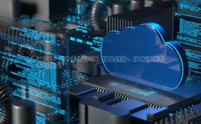 意昂4凯捷娱乐京东**2016 年中国云计算：行业趋势、技术进展和
市场展望**