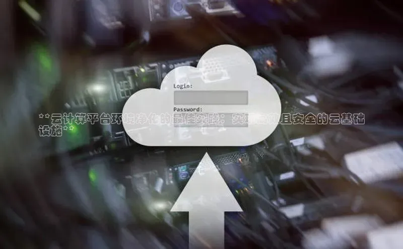 意昂4凯捷体育光魔科技**云计算平台环境净化的最佳实践：实现高效且安全的云基础
设施**