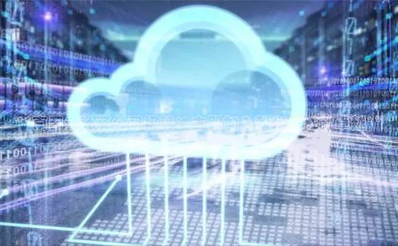 意昂4凯捷体育颐驰 06**南召云计算公司招聘：立即加入我们，成就卓越**