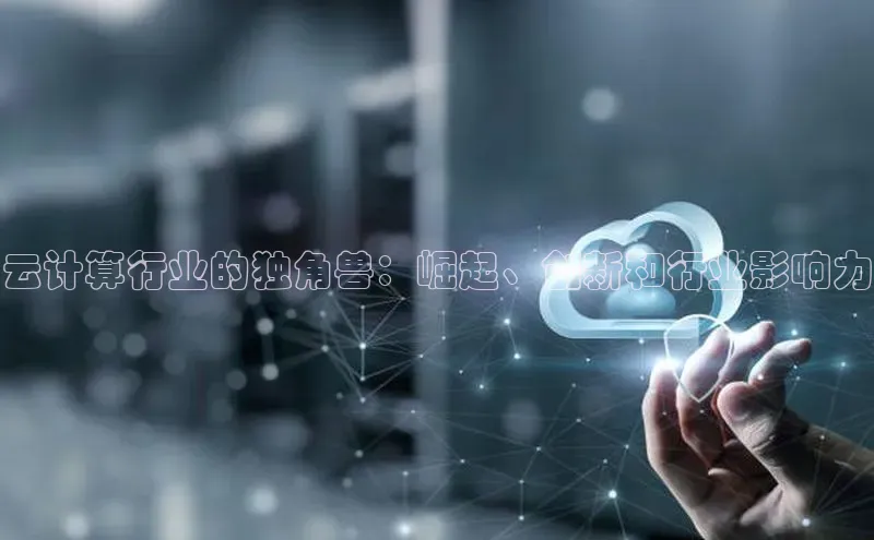 意昂4凯捷网易云计算行业的独角兽：崛起、创新和行业影响力