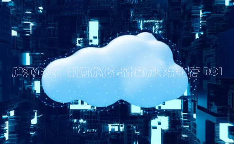 意昂4凯捷体育颐驰 06庐江企业：如何优化云计算成本并提高 ROI